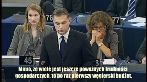 Debata nad Węgrami – Victor Orbán