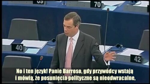 Nigel Farage: Farsa, niczym w brytyjskiej komedii