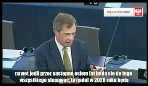 Nigel Farage: rozpad euro nieunikniony