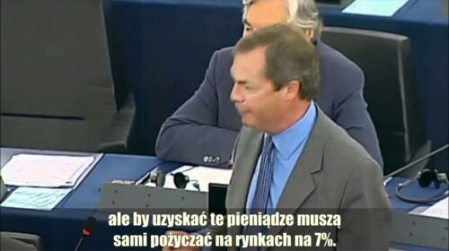 Nigel Farage o geniuszu wzajemnego zadłużania się