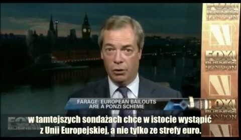 Nigel Farage: Barroso to kompletny idiota