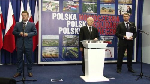 Konferencja PiS dotycząca nadużyć w spółkach Skarbu Państwa na przykładzie spółki Elewarr