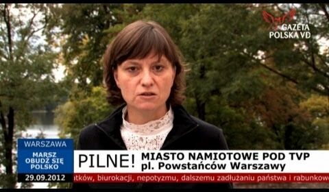 Ewa Stankiewicz: Marsz „OBUDŹ SIĘ POLSKO” 29.09.2012