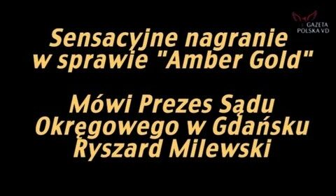 Sensacyjne nagranie w sprawie „Amber Gold”