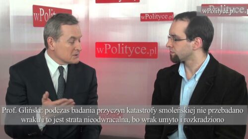 Prof. Piotr Gliński: Nie możemy zakończyć żałoby smoleńskiej