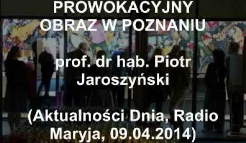 Prowokacyjny obraz w Poznaniu