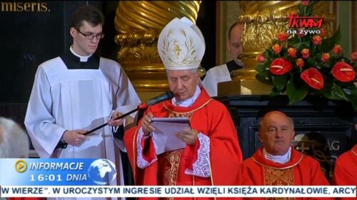 Ingres Prymasa Polski ks. abp. Wojciecha Polaka