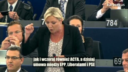 Marine Le Pen: Będziemy ujawniać konszachty polityczne