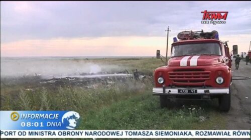 Malezyjski samolot został trafiony rakietą