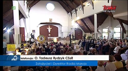 Spotkanie Rodziny Radia Maryja w kościele pw. św. Franciszka z Asyżu w Ostródzie