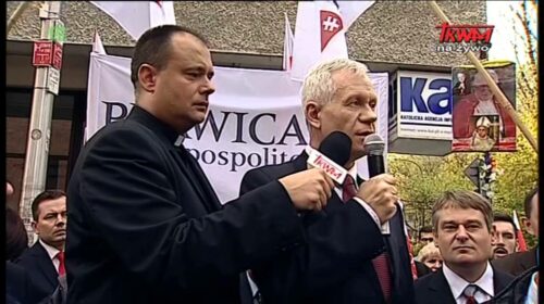 Protest w obronie TV Trwam: Marek Jurek