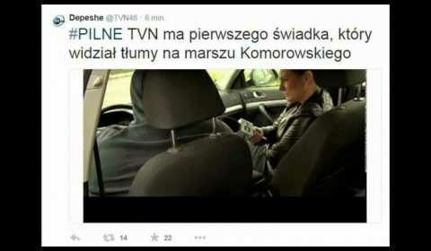 “Tłumy” na pochodzie Komorowskiego! 11.11.2014