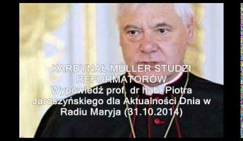 Kardynał Müller studzi reformatorów