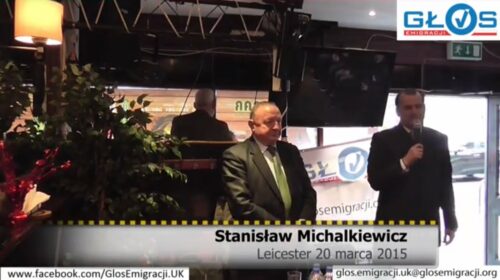 Stanisław Michalkiewicz w Leicester