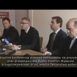 Wspólna konferencja prasowa kandydatów na Prezydenta i RKW 09.04.2015