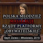 Dzieci i młodzież w Sejmie masakrują rządy PO-PSL