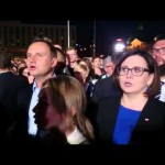 Prezydent-elekt Andrzej Duda śpiewa patriotyczne piosenki