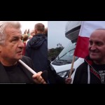 “Protest” vs “Uchodźcy mile widziani”