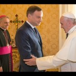 Prezydent Andrzej Duda na audiencji u papieża Franciszka