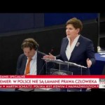 Polska Premier Szydło uczy Schulza demokracji w Brukseli