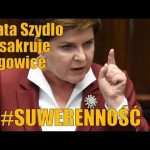 Premier Beata Szydło strzyże barany, targowicę w Sejmie RP