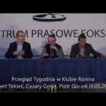 Przegląd Tygodnia (Robert Tekieli, Cezary Gmyz, Piotr Gociek – 4.05.2016)