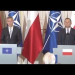 Konferencja prezydenta Polski Andrzeja Dudy i sekretarza generalnego NATO Jensa Stoltenberga