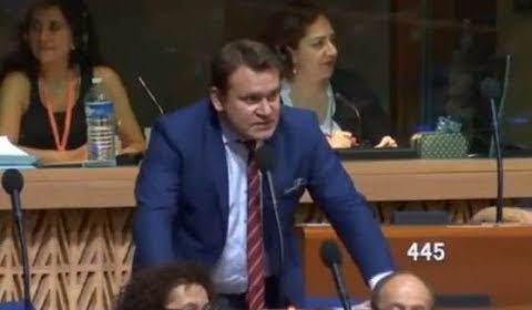 Dominik Tarczyński i ważne słowa w debacie nt. praworządności w Polsce w RE