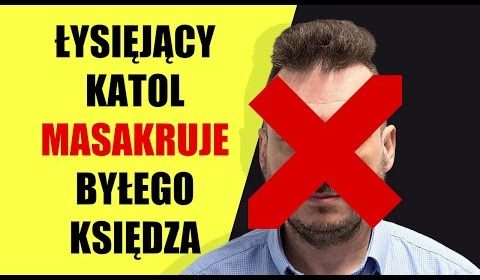 Łysiejący katol MASAKRUJE byłego księdza