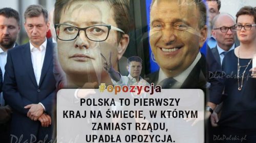 Zamiast rządu… upadła opozycja