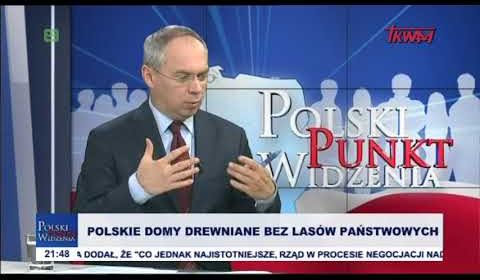 Polskie domy drewniane bez lasów państwowych