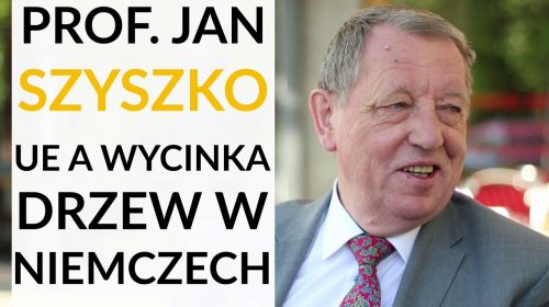 Prof. Jan Szyszko o wycince drzew w Niemczech