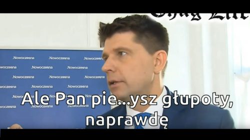 Petru na pytanie o wpadki odpowiada… wpadką!