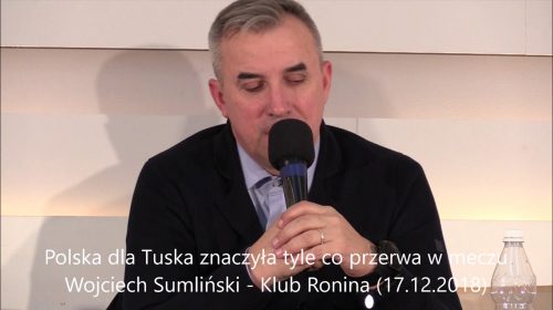 Polska dla Tuska znaczyła tyle co przerwa w meczu