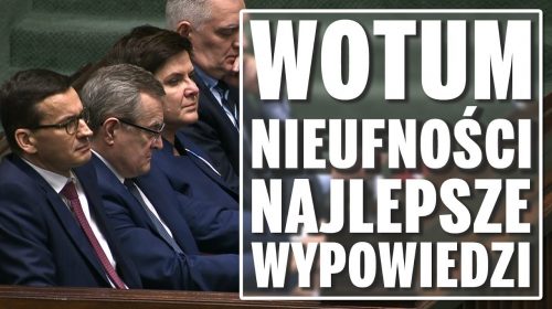 Wotum nieufności dla rządu Morawieckiego – najlepsze wypowiedzi