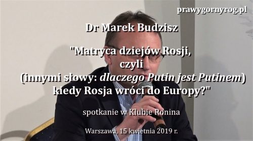 Matryca dziejów Rosji czyli kiedy Rosja wróci do Europy?