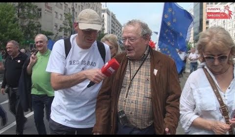 Przerażenie na marszu Koalicji Europejskiej