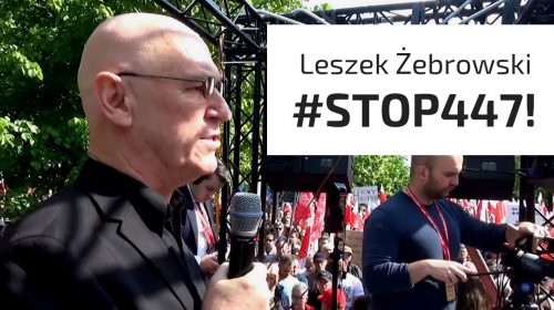 Leszek Żebrowski – amerykańska ustawa 447 to cios, który bardzo nas zaboli!