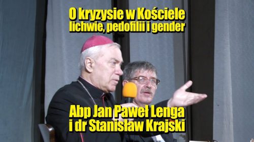 O kryzysie w Kościele, lichwie, pedofilii i gender