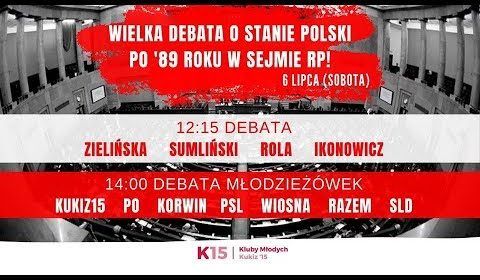 Debata o stanie Polski po 1989 r. w Sejmie RP!