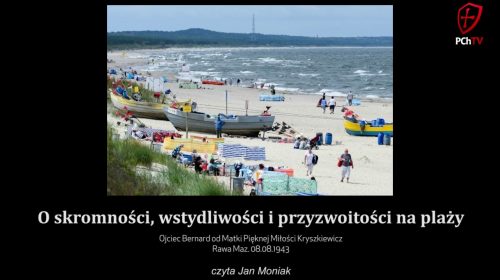 O skromności, wstydliwości i przyzwoitości na plaży