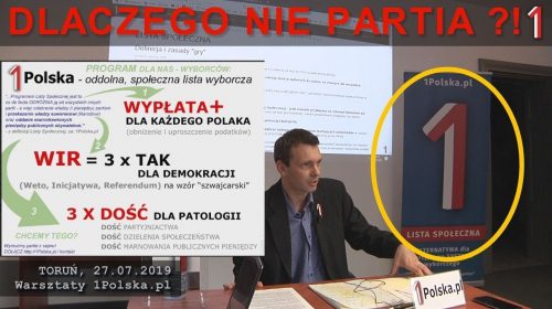 Dlaczego NIE PARTIA!