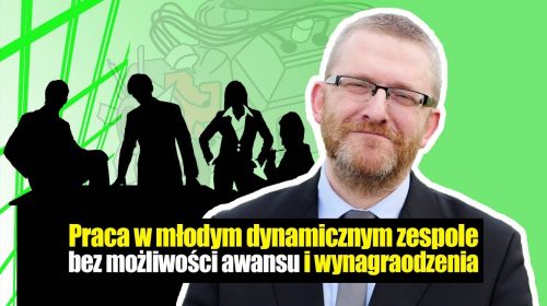 Praca w młodym dynamicznym zespole bez możliwości awansu i wynagrodzenia