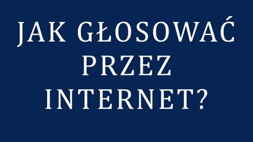 Jak zagłosować przez internet?