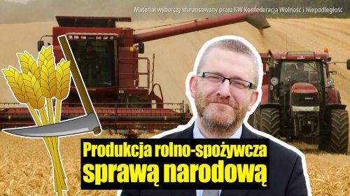 Produkcja rolno-spożywcza sprawą narodową