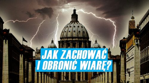 Nie wszystko stracone, miejmy wiarę, nie schodźmy do katakumb!