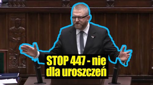 O obywatelskim projekcie STOP 447 – nie dla uroszczeń