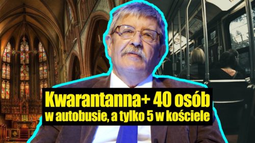 40 osób w autobusie, a tylko 5 w kościele