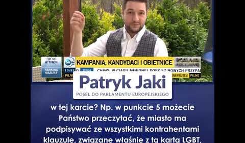 Jaki daje lekcje w TVN