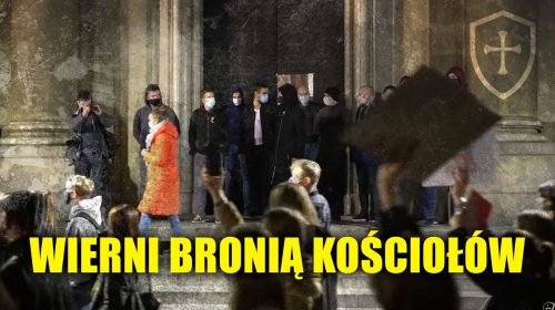 Wierni bronią kościołów przed antykatolicką nienawiścią